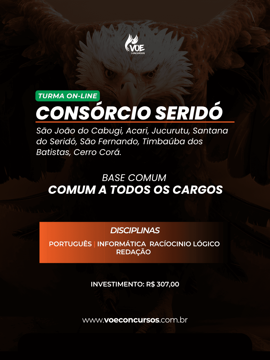 Consórcio Seridó: Comum a Todos os Cargos